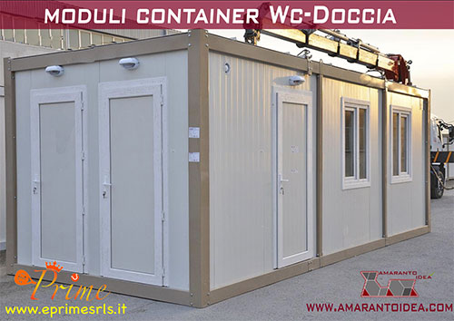 Moduli container prefabbricati
