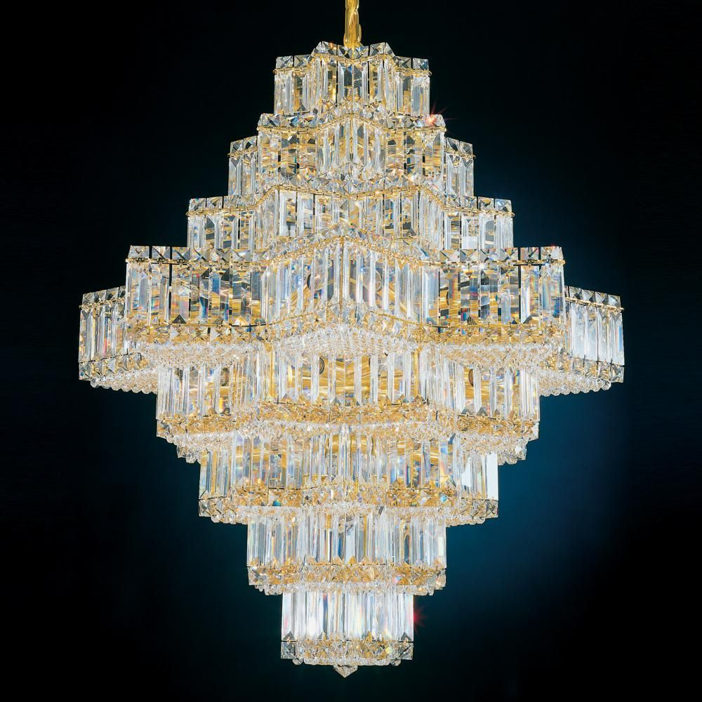 Lampadario in cristallo da 85 cm di diametro