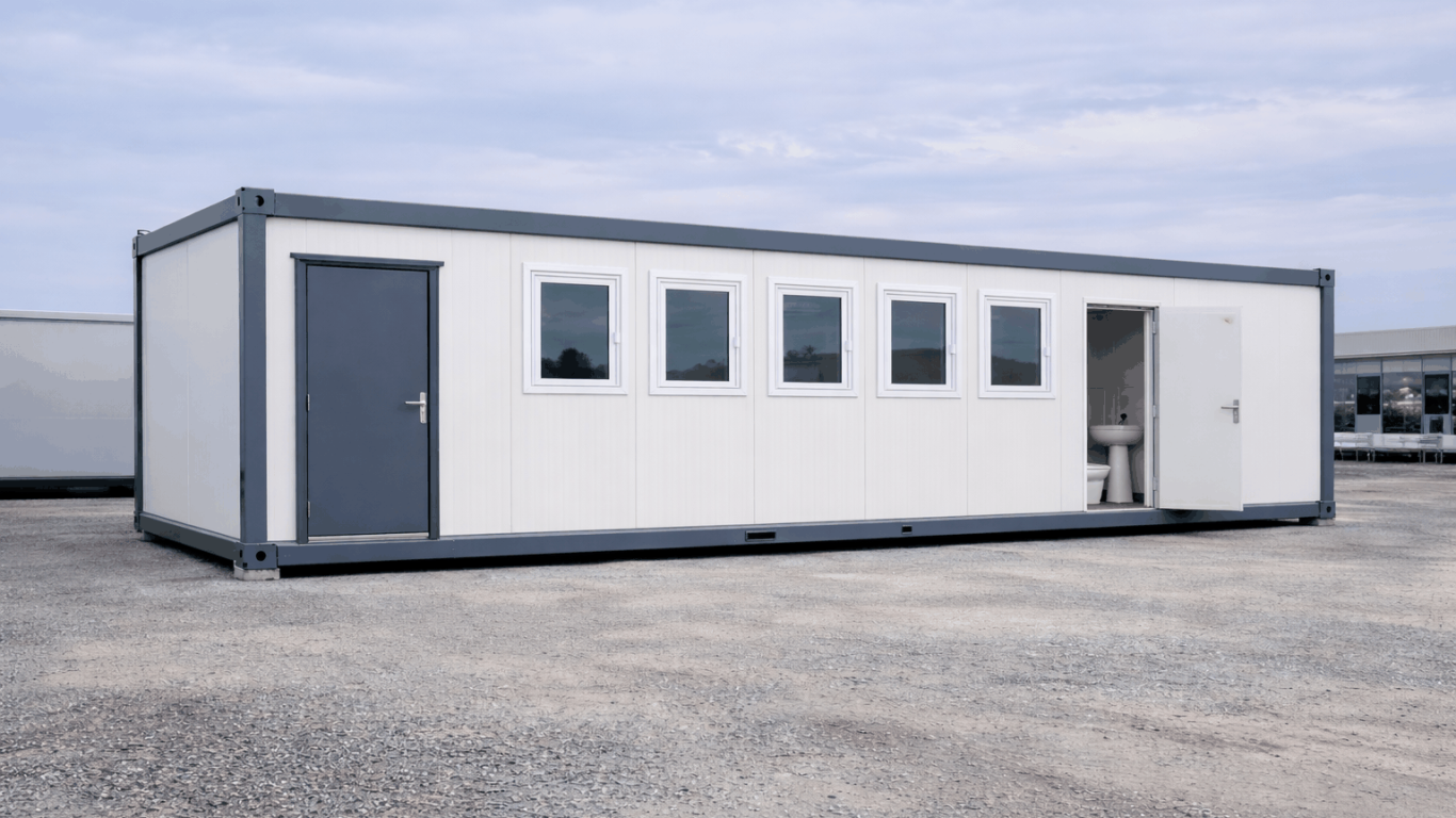 Container prefabbricato per spogliatoi
